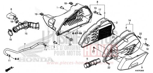 FILTRE A AIR NSS125ADK de 2020